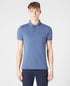 Remus Uomo S/S Polo Tee Shirt Azur Blue